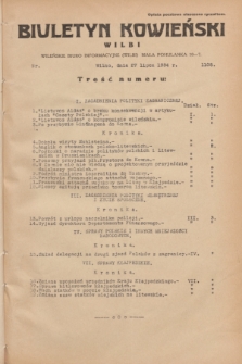 Biuletyn Kowieński Wilbi. 1934, nr 1105 (27 lipca)