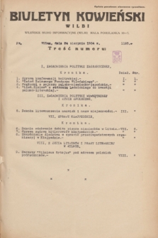 Biuletyn Kowieński Wilbi. 1934, nr 1120 (24 sierpnia)
