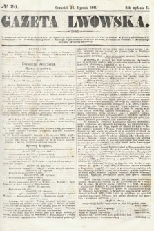 Gazeta Lwowska. 1861, nr 20