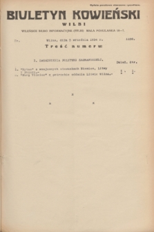 Biuletyn Kowieński Wilbi. 1934, nr 1128 (5 września)