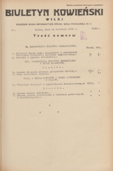 Biuletyn Kowieński Wilbi. 1934, nr 1130 (11 września)