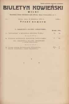 Biuletyn Kowieński Wilbi. 1934, nr 1134 (19 września)