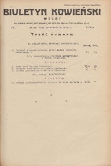 Biuletyn Kowieński Wilbi. 1934, nr 1138 (26 września)