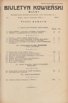 Biuletyn Kowieński Wilbi. 1934, nr 1162 (5 listopada)