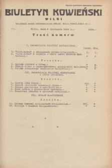 Biuletyn Kowieński Wilbi. 1934, nr 1163 (6 listopada)