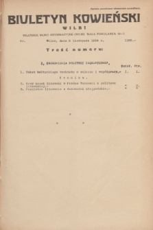 Biuletyn Kowieński Wilbi. 1934, nr 1166 (9 listopada)