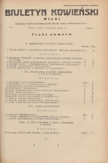 Biuletyn Kowieński Wilbi. 1934, nr 1182 (3 grudnia)