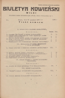 Biuletyn Kowieński Wilbi. 1934, nr 1189 (20 grudnia)