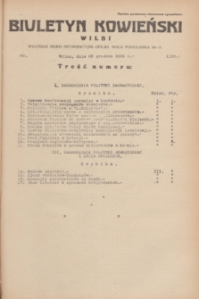 Biuletyn Kowieński Wilbi. 1934, nr 1190 (22 grudnia)