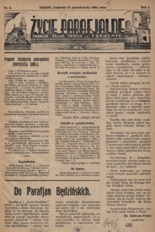 Życie Parafjalne : parafja Przen. Trójcy w Będzinie. 1935, nr 1