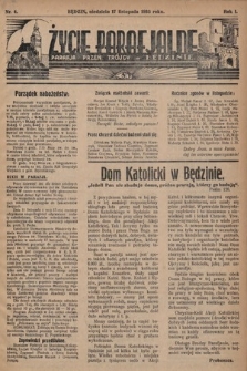 Życie Parafjalne : parafja Przen. Trójcy w Będzinie. 1935, nr 4