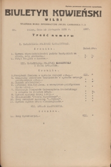Biuletyn Kowieński Wilbi. 1935, nr 1387 (29 listopada)
