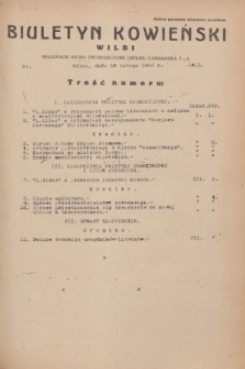 Biuletyn Kowieński Wilbi. 1936, nr 1415 (10 lutego)