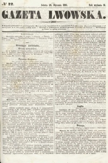 Gazeta Lwowska. 1861, nr 22