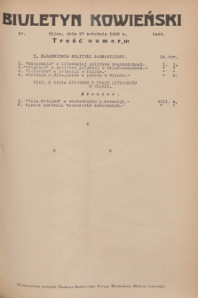 Biuletyn Kowieński Wilbi. 1936, nr 1450 (27 kwietnia)