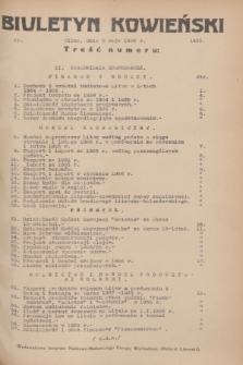 Biuletyn Kowieński Wilbi. 1936, nr 1453 (6 maja)