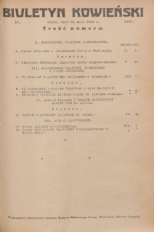 Biuletyn Kowieński Wilbi. 1936, nr 1463 (25 maja)