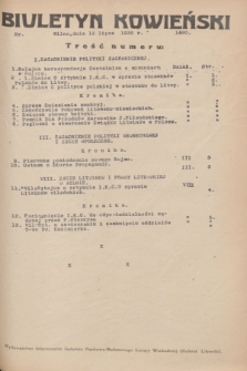 Biuletyn Kowieński Wilbi. 1936, nr 1480 (13 lipca)