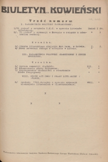 Biuletyn Kowieński Wilbi. 1936, nr 1482 (21 lipca)