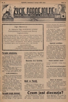 Życie Parafjalne : parafja Przen. Trójcy w Będzinie. 1936, nr 4