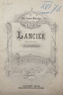 Lancier : skomponowany na fortepian