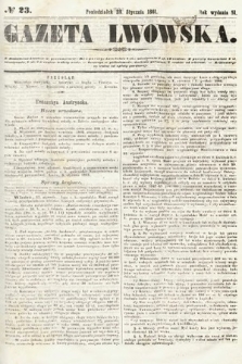 Gazeta Lwowska. 1861, nr 23
