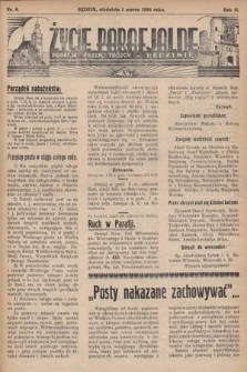 Życie Parafjalne : parafja Przen. Trójcy w Będzinie. 1936, nr 8