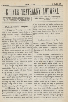 Kuryer Teatralny Lwowski. 1871, nr 109 (1 grudnia)