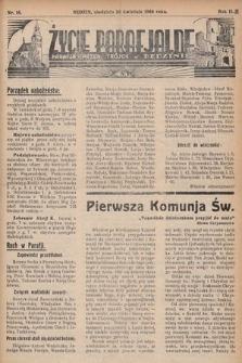 Życie Parafjalne : parafja Przen. Trójcy w Będzinie. 1936, nr 16