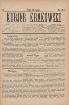 Kurjer Krakowski. 1870, nr 11 (14 stycznia)