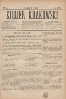 Kurjer Krakowski. 1870, nr 48 (27 lutego)