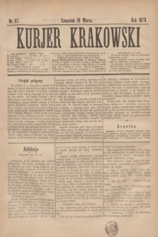 Kurjer Krakowski. 1870, nr 57 (10 marca)