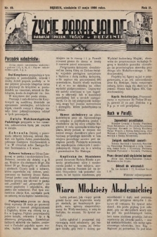 Życie Parafjalne : parafja Przen. Trójcy w Będzinie. 1936, nr 19