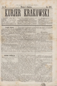 Kurjer Krakowski. 1870, nr 78 (5 kwietnia)