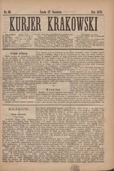 Kurjer Krakowski. 1870, nr 96 (27 kwietnia)