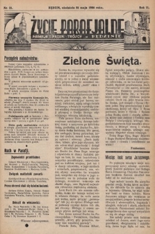 Życie Parafjalne : parafja Przen. Trójcy w Będzinie. 1936, nr 21