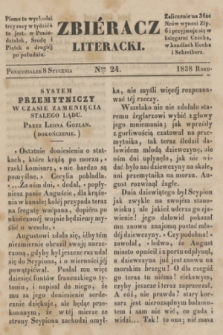 Zbiéracz Literacki. [T.1], Ner 24 (8 stycznia 1838)