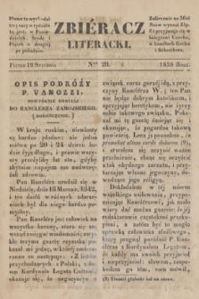 Zbiéracz Literacki. [T.1], Ner 28 (19 stycznia 1838)