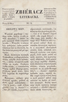 Zbiéracz Literacki. [T.2], Ner 2 (25 maja 1838)