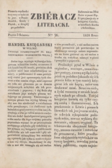 Zbiéracz Literacki. [T.2], Ner 26 (3 sierpnia 1838)
