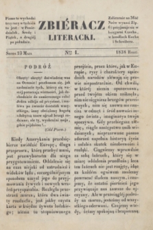 Zbiéracz Literacki. [T.3], Ner 1 (23 maja 1838)