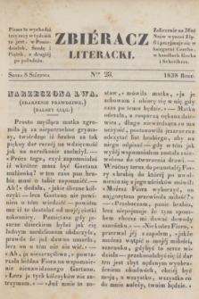 Zbiéracz Literacki. [T.3], Ner 28 (8 sierpnia 1838)