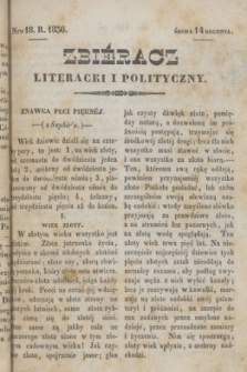 Zbiéracz Literacki i Polityczny. [T.1], Nro 18 (14 grudnia 1836) + dod.