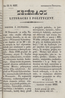 Zbiéracz Literacki i Polityczny. [T.1], Nro 25 (2 stycznia 1837) + dod.