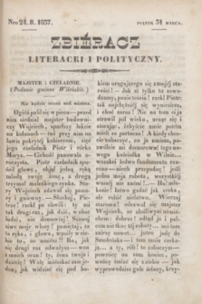 Zbiéracz Literacki i Polityczny. [T.2], Nro 24 (31 marca 1837) + dod.
