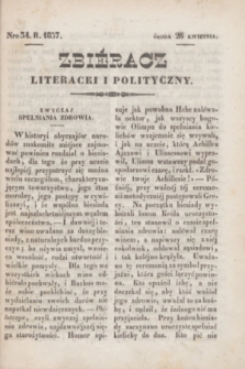 Zbiéracz Literacki i Polityczny. [T.2], Nro 34 (26 kwietnia 1837) + dod.