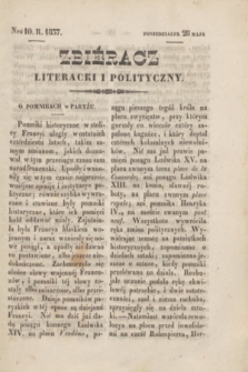 Zbiéracz Literacki i Polityczny. [T.3], Nro 10 (28 maja 1837) + dod.