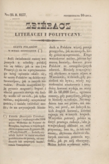 Zbiéracz Literacki i Polityczny. [T.3], Nro 28 (10 lipca 1837) + dod.