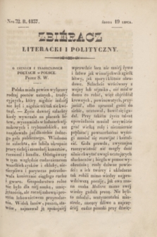 Zbiéracz Literacki i Polityczny. [T.3], Nro 32 (19 lipca 1837) + dod.