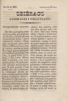 Zbiéracz Literacki i Polityczny. [T.3], Nro 34 (24 lipca 1837) + dod.